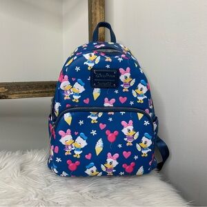 Loungefly Donald and Daisy Love Loungefly Mini Backpack